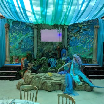 B&C awards ceremony 2019, image of the stage which is under the water theme