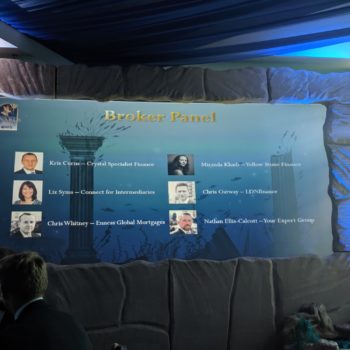 B&C Awards broker panel on stage