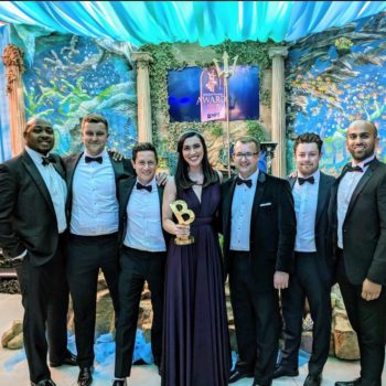 B&C Awards LDN Finance team with award